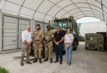 Disaster-readiness charity donates digger to regiment
