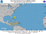 Forecasters eye storm headed south of Cayman