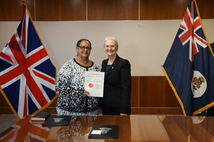 Juliana O'Connor Connolly and Governor Jane Owen