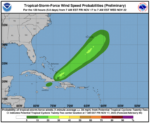 Tropical disturbance passes Cayman