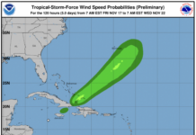 Tropical disturbance passes Cayman