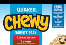 Quaker granola bars and cereals recalled amid salmonella scare