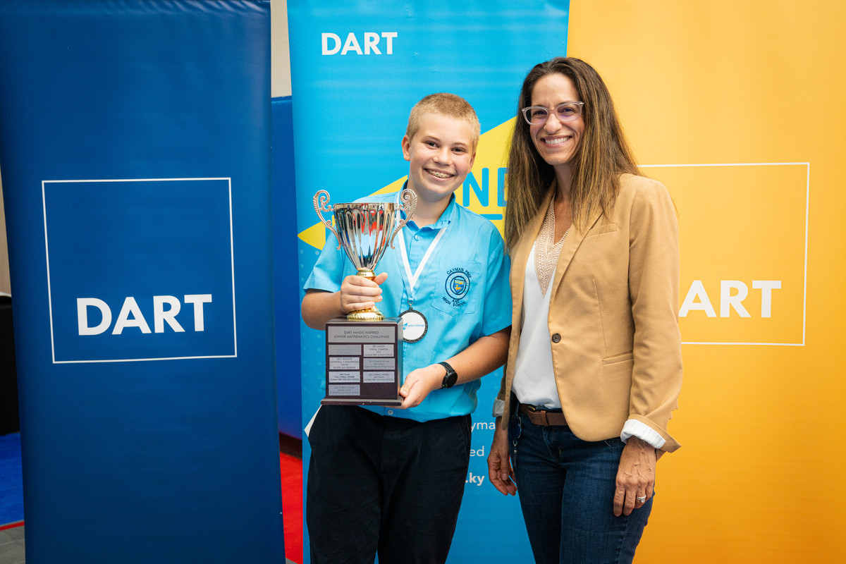 Jonty_Rogers_with_Joanne_Lawson Cayman Compass