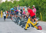 Spinners are winners at marathon water stop