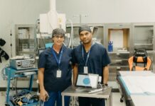 Doctors Hospital Introduces Groundbreaking Breast Cancer Localization Technology: MOLLI Dr Tanja Ebanks (General & Breast Surgeon, Cayman Surgery) and Dr Omar Felix (General Surgeon & Breast Surgical Oncologist).