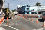 New downtown traffic diversions begin