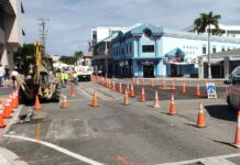 New downtown traffic diversions begin