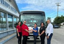 Sunrise Adult Training Centre get gift of new bus
