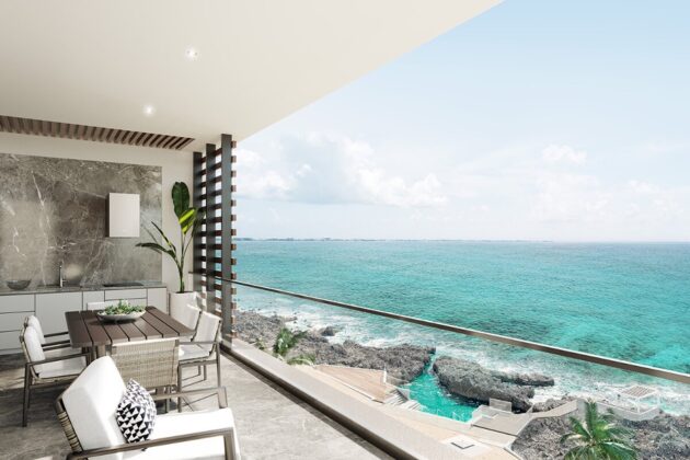 All condominiums feature stunning Caribbean Sea views including unrivalled views down the full length of Seven Mile Beach.