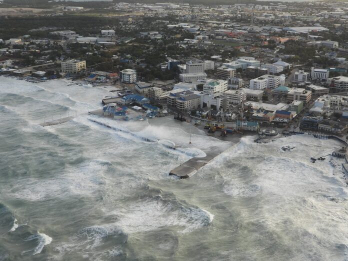Police aerial view