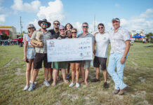 Chili Cook-Off boot trophy in new hands