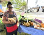 Female farmers showcased at market