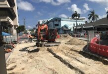 George Town roadworks split into 50-foot segments