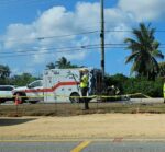 2 road workers injured in Linford Pierson Highway crash
