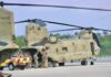 Military helicopters touch down in Cayman for refuelling stop