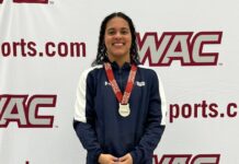 Rabess, Jackson claim medals and records at conference championships