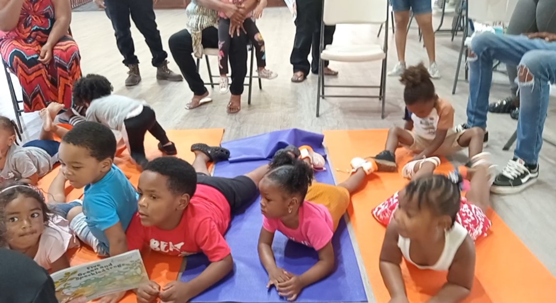 Smart Start classes include story time, and every child can take a book of their choice home to keep, from every class