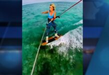 Kiteboarder has ‘once in a lifetime’ shark encounter