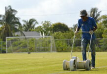 Between the lines: Coach highlights the importance of marking football fields