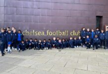 Cayman footballers train alongside Chelsea FC academy