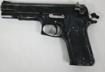 Gun seized following crash as suspect flees from police