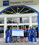 Doctors Hospital honours Nurse Leila’s House in West Bay Doctors Hospital Nursing Staff - Alice Mae Coe - Betty R. Ebanks - Erna Jane Ebanks - Eziethamae Bodden - Jennifer Williams