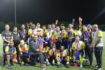 Teammates oppose each other in historic football final
