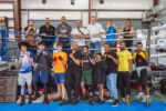 Legendary boxer inspires locals ahead of fight night