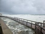 Beryl, Helene and Milton retired from list of hurricane names Waves roil outside Ocean Club during the passage of Hurricane Beryl. - Photo: Supplied