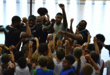 San Antonio Spurs player gives back at basketball camp