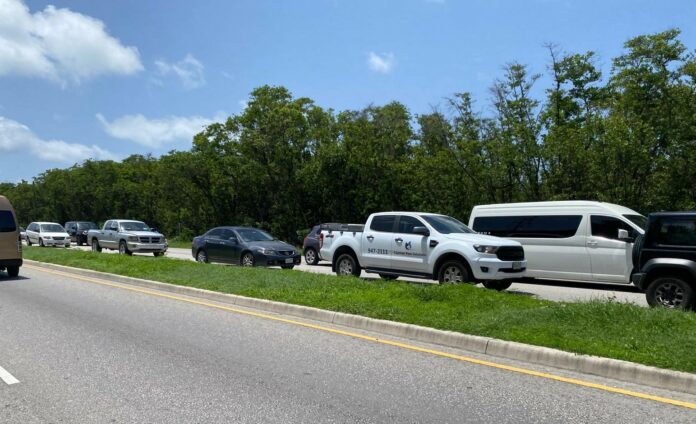 Traffic build-up