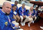 Team Cayman brings the style as Olympics opens on rainy night in Paris