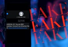 Cops flag fake court text