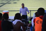 Former national footballer gives back at camp