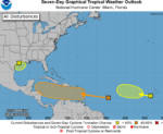 Forecasters keep watch over three developing systems US National Hurricane Center