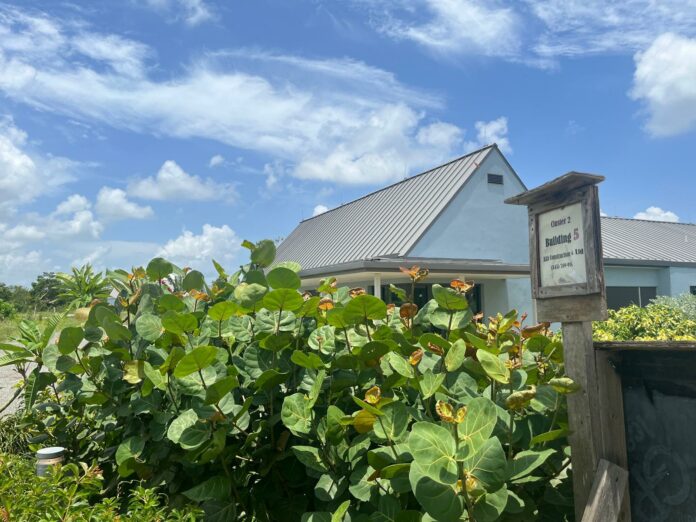 The Poinciana Rehabilitation Centre cottages are set in lush, landscaped grounds in East End. It is unclear when they will open. - Photos: James Whittaker