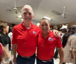 Joey Hew announced as new Progressives leader for next election Roy McTaggart announced he would be handing over the reins of the Progressives to his deputy Joey Hew. - Photo: Reshma Ragoonath