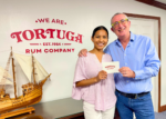 Tortuga Rum Company Celebrates the Success of Caymanian Student Amber Ebanks Amber Ebanks & Eugene Nolan