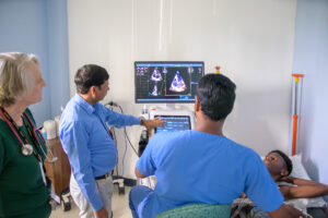 To ensure there were no underlying heart issues, Jordan underwent a comprehensive cardiac evaluation using the 3D echocardiography. 