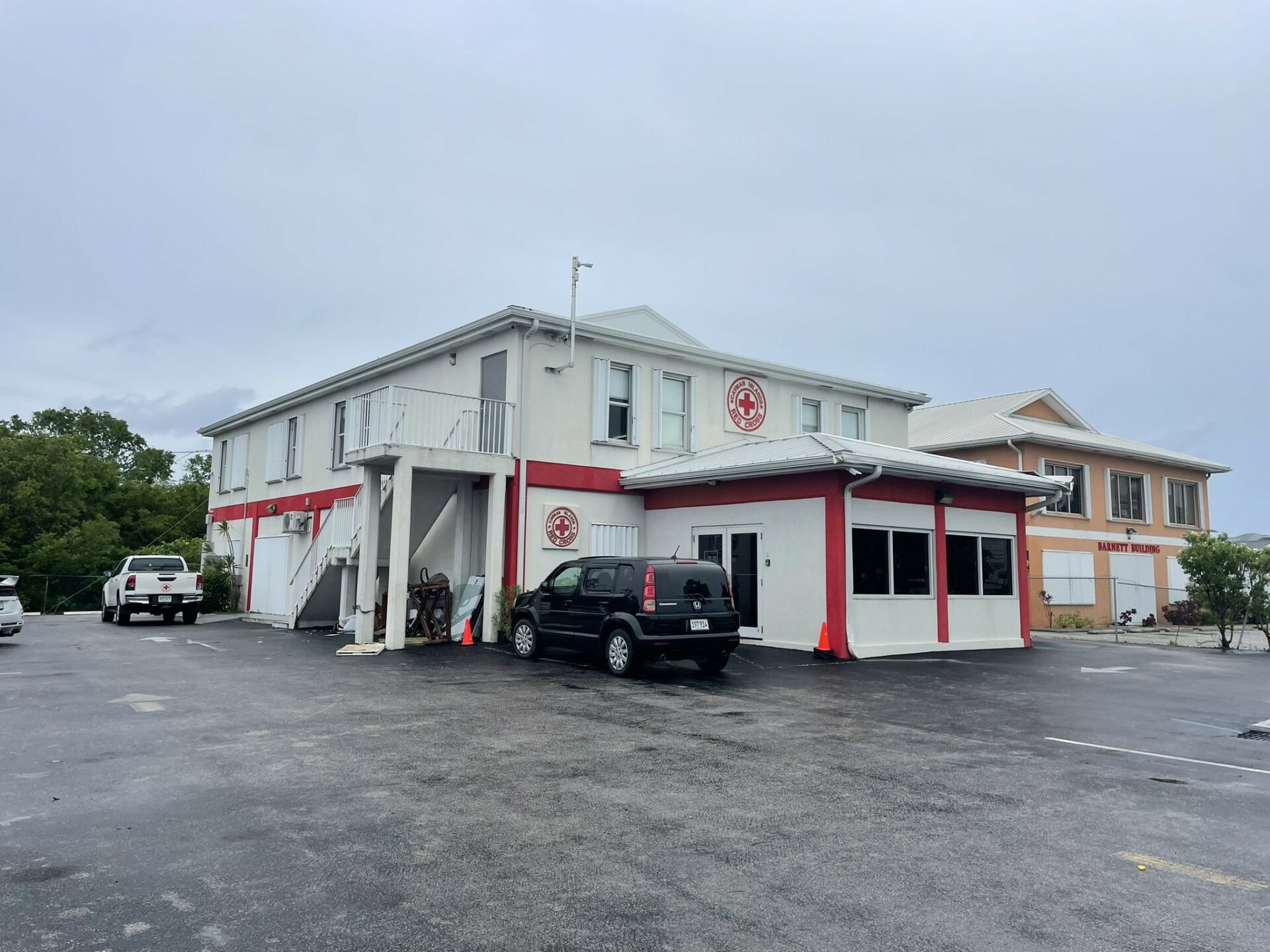 The Cayman Islands Red Cross hurricane shelter on Huldah Avenue, George Town