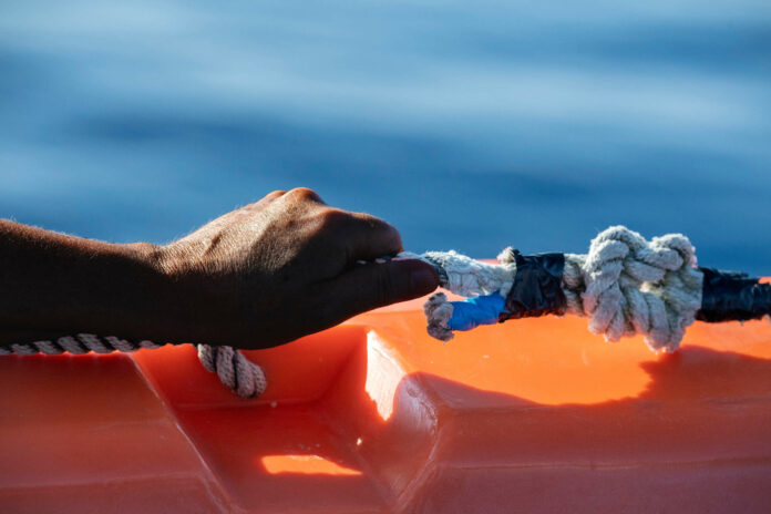 smuggled refugee on boat