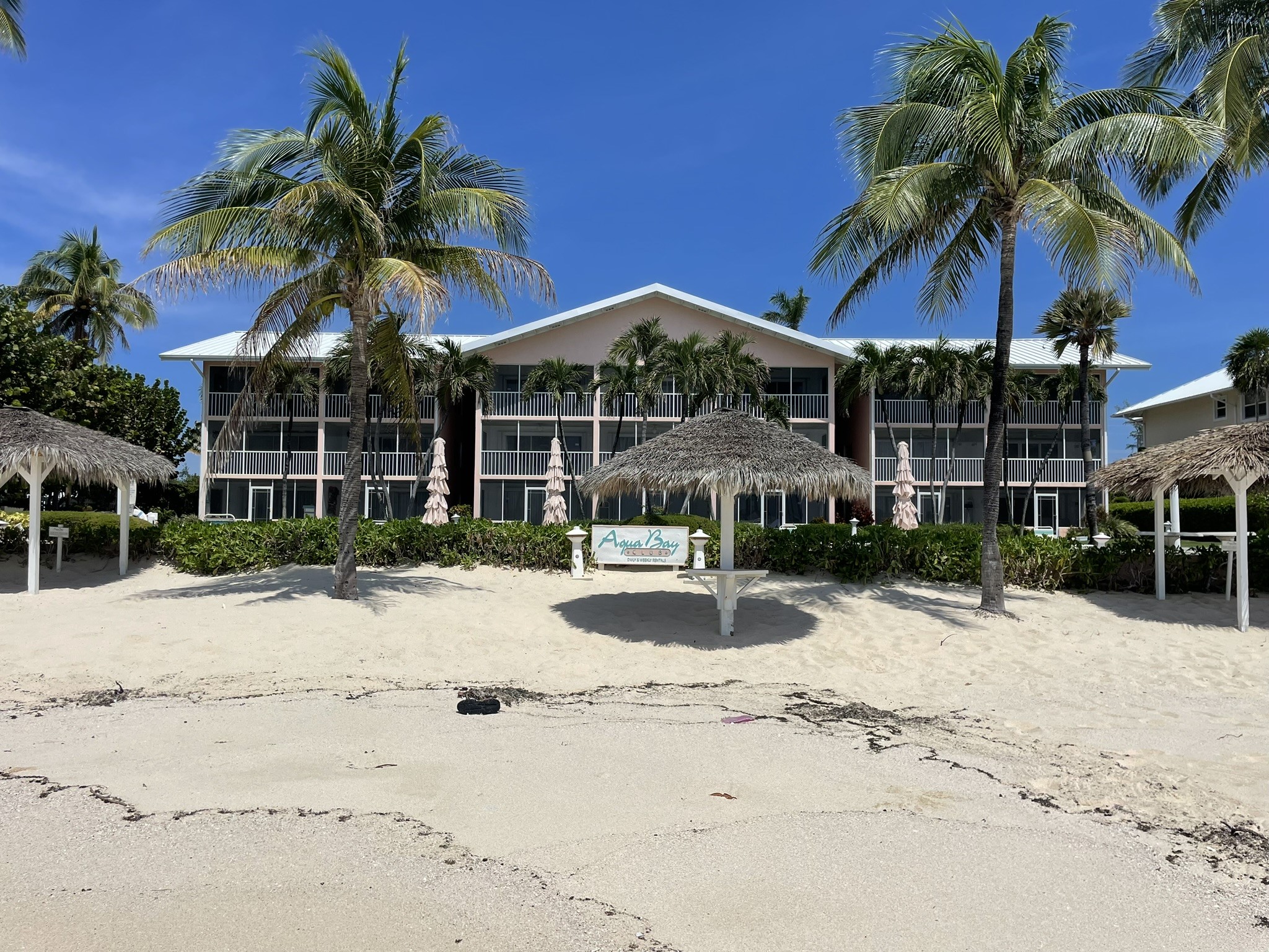Aqua Bay resort at the northern end of Seven Mile Beach