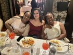 Dementia caregivers honoured as ‘unsung heroes’ Office Manager of ADACI Lauren Lucas-Currie, centre, sits with two caregivers at the Caregivers Appreciation Dinner. - Photo: Simon Boxall