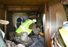 Regiment trains for earthquake rescues Regiment