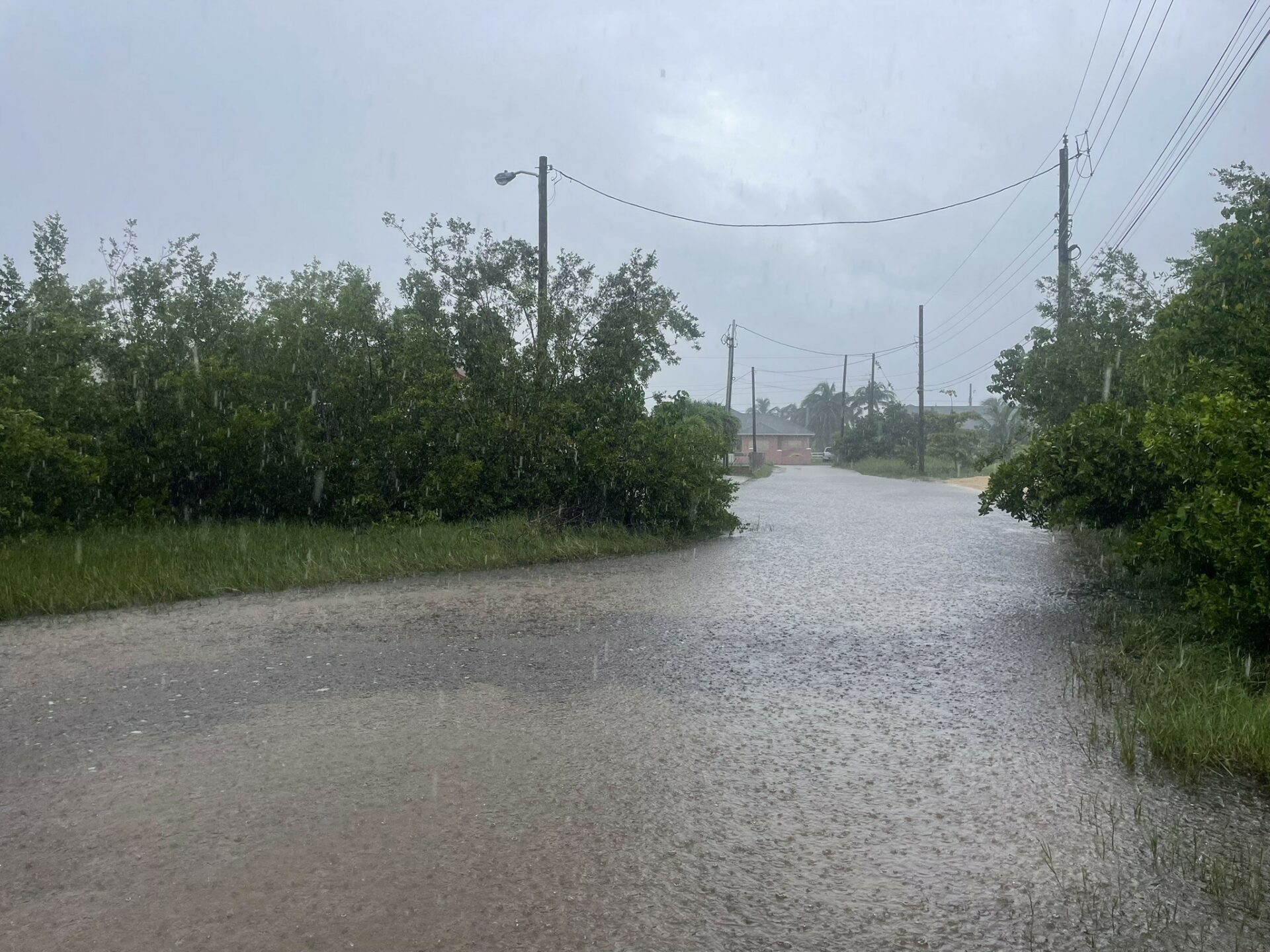 Rain on Tuesday morning added to lingering and extensive flooding on Meadowlark Road