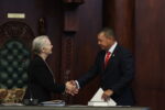 Hew and Conolly sworn in as opposition leader and deputy