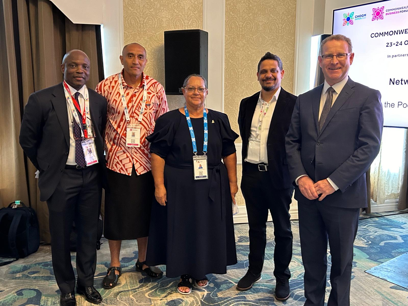 Premier with fellow Island Leaders in CHOGM 2024 Plenary