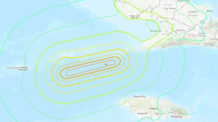How big is a 7 7 earthquake