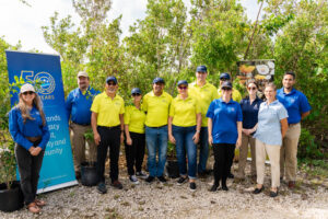 2.Representatives from Cayman National, the National Trust for the Cayman Islands and the Ministry of Sustainability & Climate Resiliency at a tree planting event at Malportas Pond on 1 November 2024