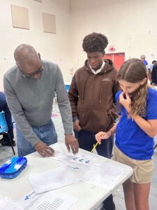 Math Challenge students and teacher